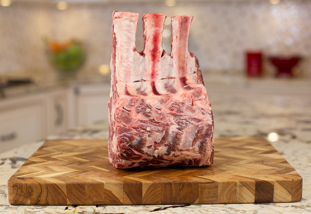 Beef 3 Bone Prime Rib USDA Prime (4-4.5lbs)