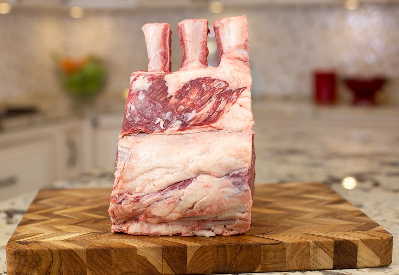 Beef 3 Bone Prime Rib USDA Prime (4-4.5lbs)