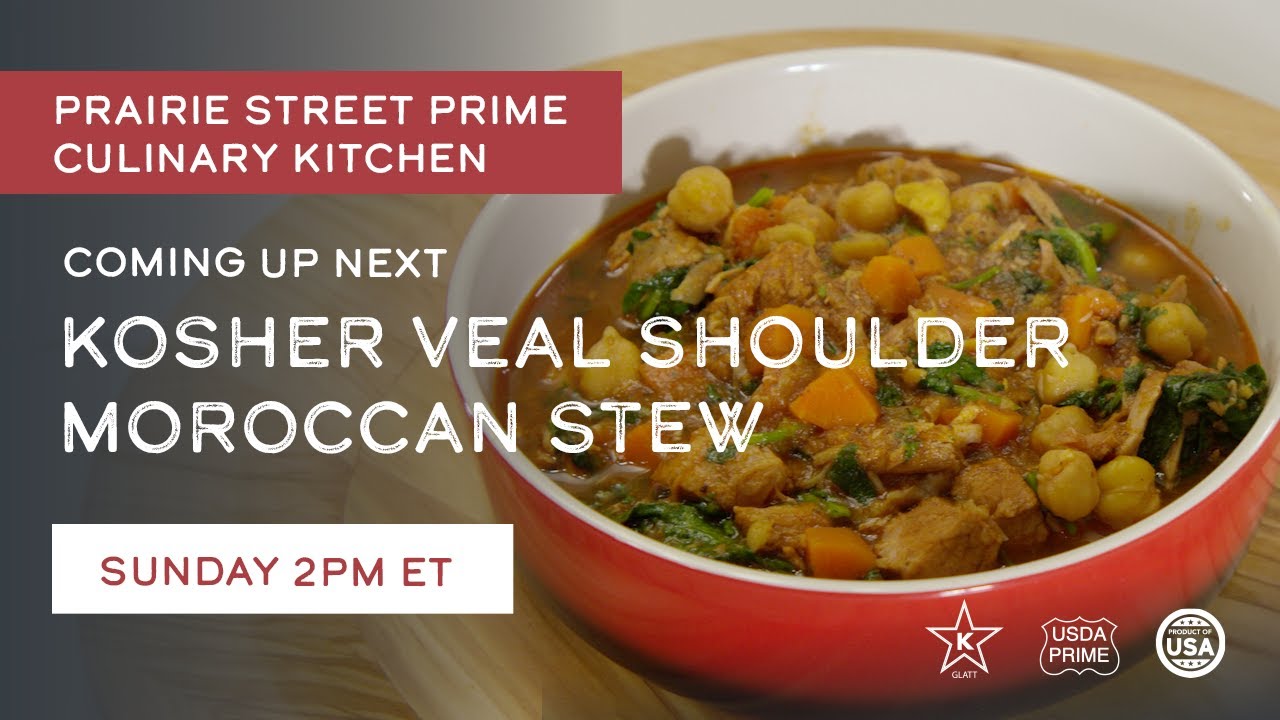 Kosher Veal Shoulder Moroccan Stew