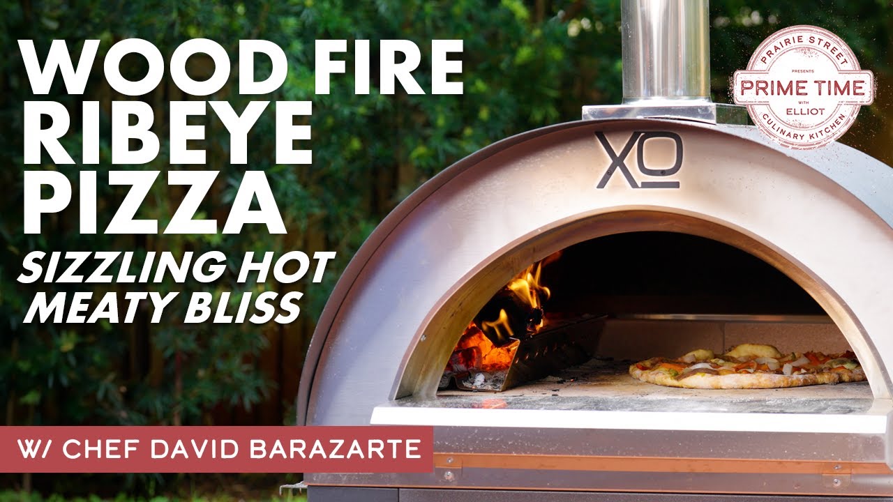 Wood Fire Ribeye Pizza: Sizzling Hot Meaty Bliss