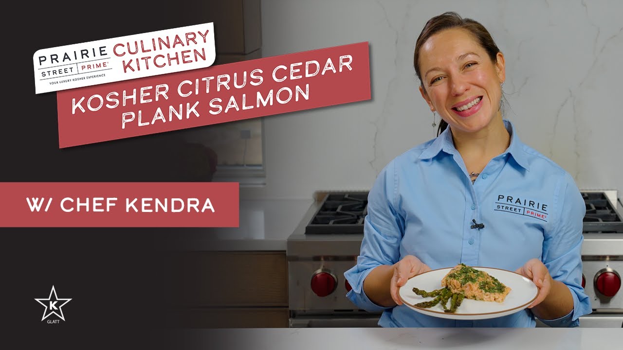 Kosher Citrus Cedar Plank Salmon