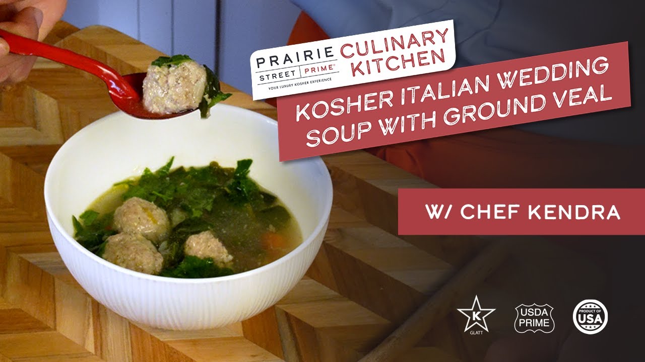 Kosher Italian Wedding Soup with Ground Veal