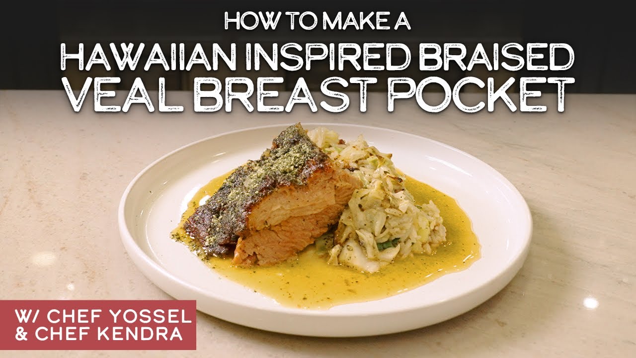 Hawaiian Inspired Braised Veal Breast Pocket