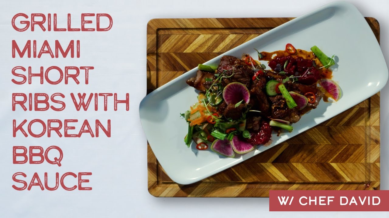 Miami Short Ribs With An Asian Bbq Sauce