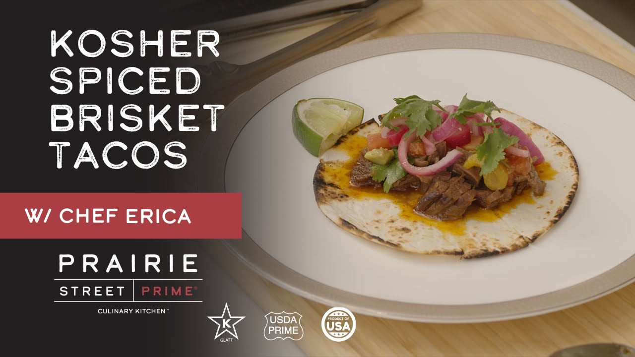 Kosher USDA Prime Brisket Tacos
