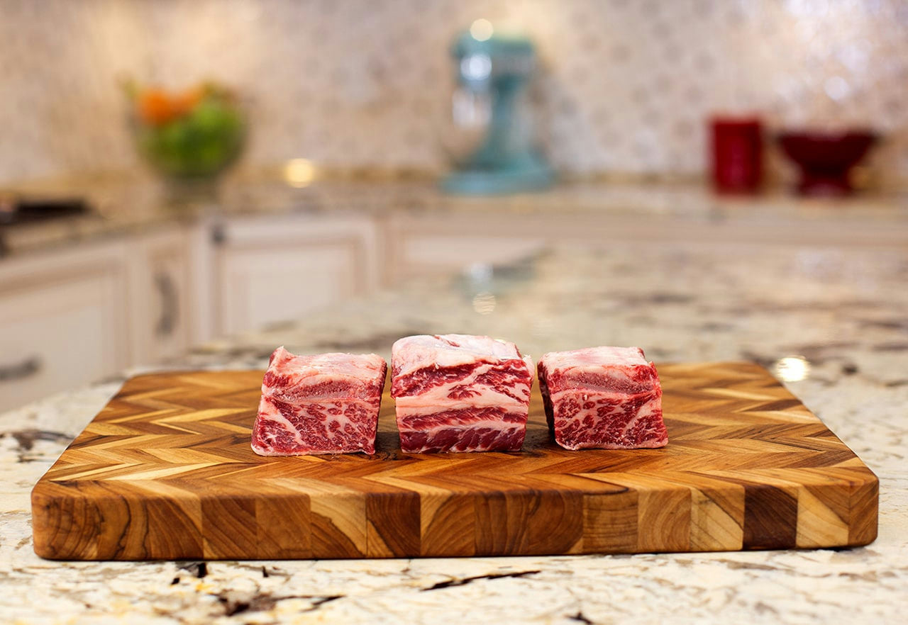 Beef Short Rib Cubes (1-1.5lbs)